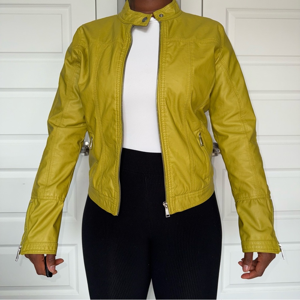 J2 by Joujou Vegan Leather Motorcycle Jacket